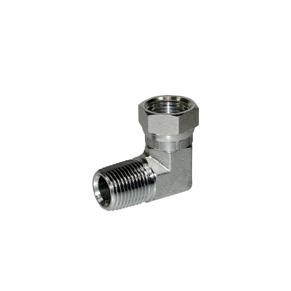 Bedford Precision Parts Bedford Precision Swivel Adapter 1/2in NPTm x 1/2in NPSf 90 12-418 - main